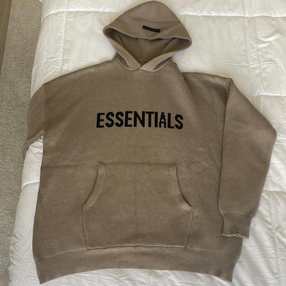 UNWORN Essentials Knit Hoodie!